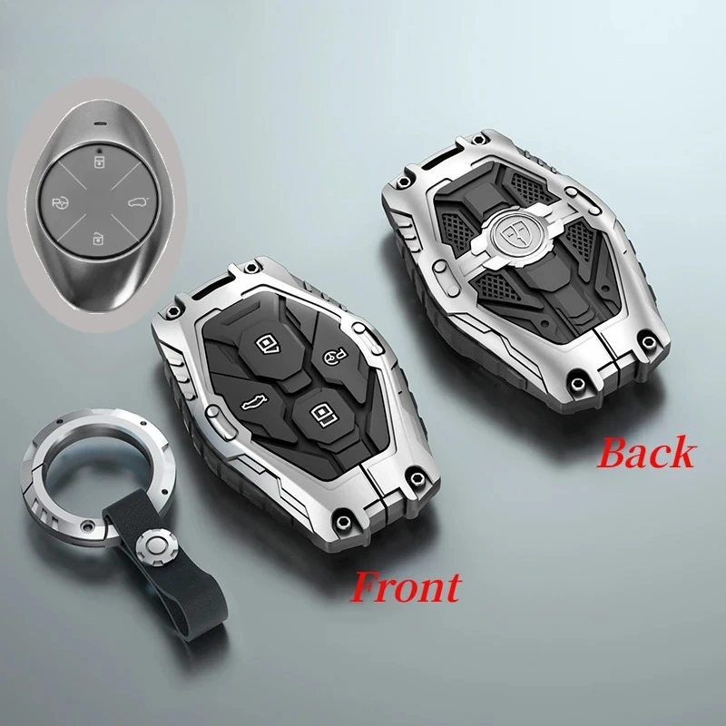 سبيكة سيارة مفتاح القضية ل Xiaopeng Xpeng P7 P7i P5 G3 G3i G9 G6 غطاء للحماية عن بعد سيارة قذيفة حامل سلسلة مفاتيح فوب اكسسوارات #4