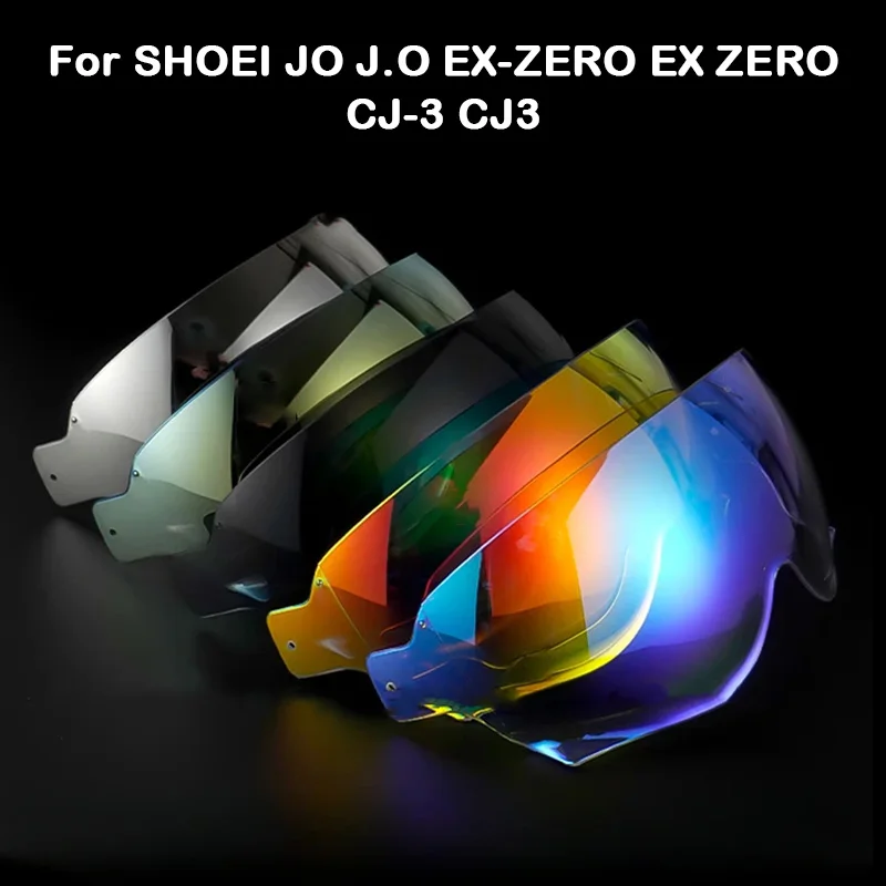 JO Helmet Shield for SHOEI JO EX-ZERO CJ-3 Half Retro Helmet Visor Uv Protection Casco Moto Visera Sunshield