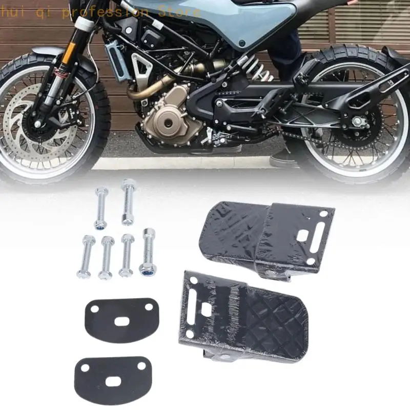 Einklappbare Motorrad-Beifahrerfußstützen mit Eisenstützrahmen H8WE – Detail 9