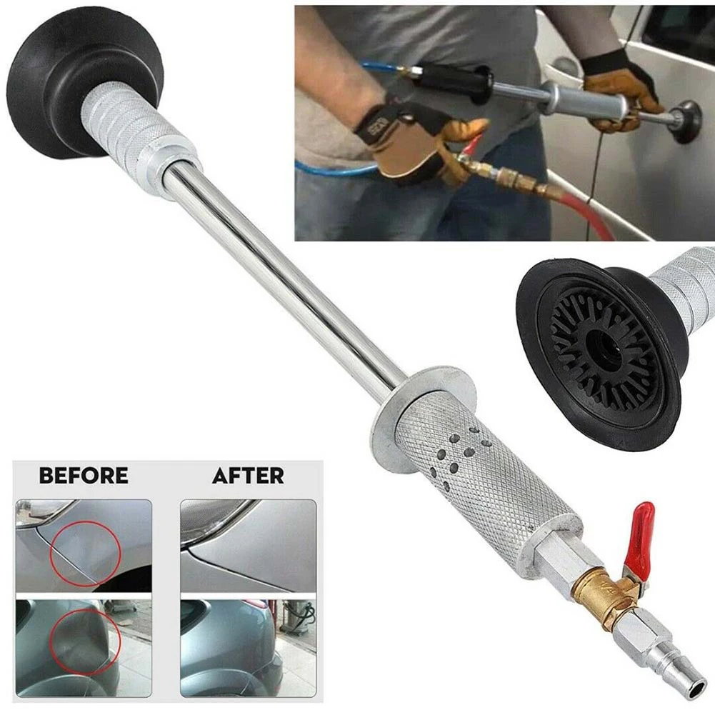 Pneumatic Vacuum Suction Cup Car Dent Air Pneumatic Dent Puller Aluminum Paintless Dent Repair Hammer Air Dent Removal Tools