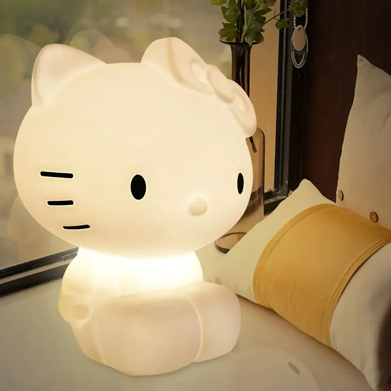 Imagem -05 - Cat Led Lâmpada Colorida Atmosfera Luz Bonito da Noite Carregamento Usb Luz de Mesa Quarto das Crianças Presente