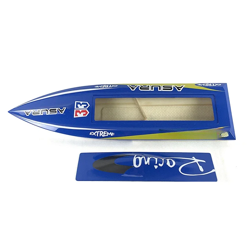 H750 Prepainted Blue Electric High Speed Racing KIT RC Boat Hull Only for Advanced Player