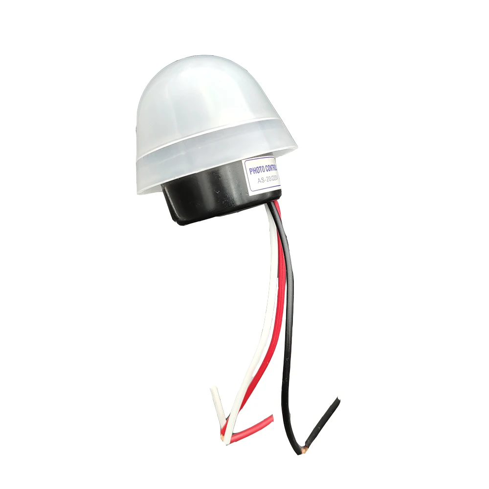 1PCS Automatic Auto On/Off Photocell Street Light Switch DC AC 12V 220V 50-60Hz Photo Light Control Photoswitch Sensor Switch