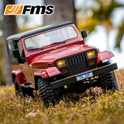 FMS ROCHOBBY Rc Car 1/10 Mashigan Rc Rock Crawler Rs Red Hardshell Door 4wd Waterproof Crawler  Off-road Climbing Model Boy Toys