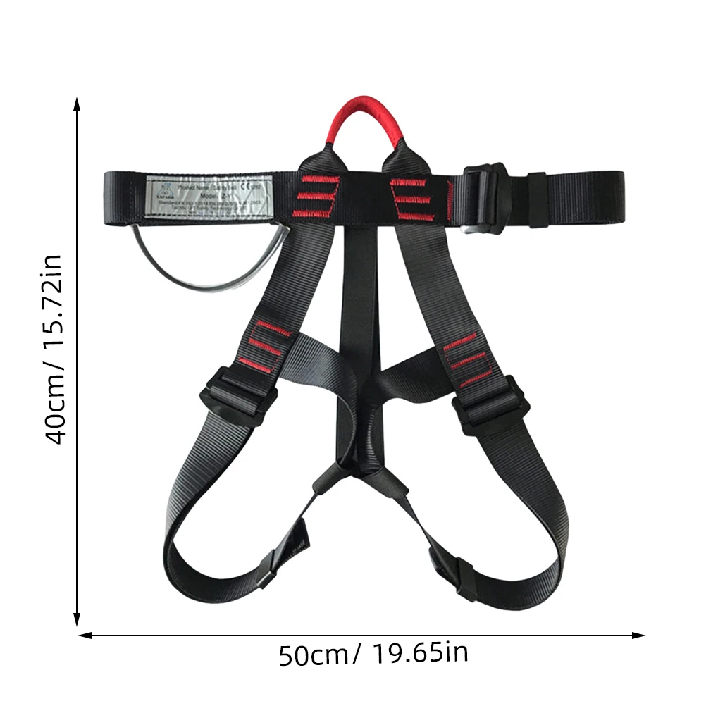 

Climbing Safety Belt Harness Mountaineering Expansion Strap Downhill Outdoor Use Adjustable High Load Comfortable