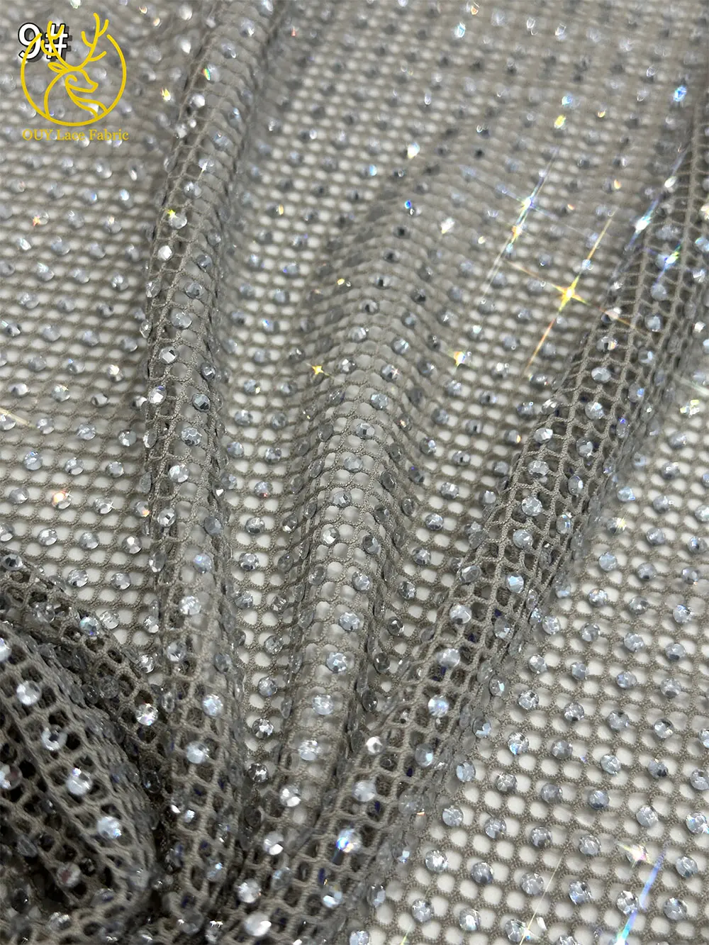 قماش دانتيل من الحجر الثقيل الأفريقي قماش دانتيل شبكي مطاطي لحفلات الزفاف الفرنسية 2025 قماش دانتيل فاخر من التول النيجيري للفساتين