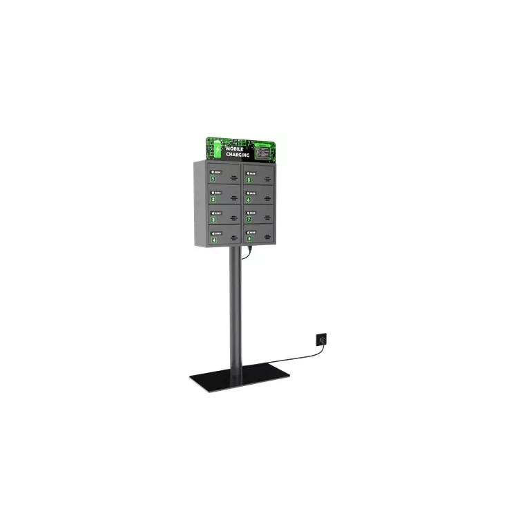 Public Micro Mobile Cell Phone Usb Charging Station Dock  for Sports Center