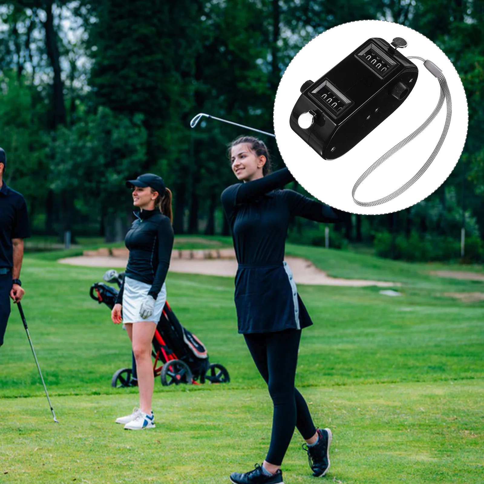 

Dual Counting Bidirectional For Sports Tracking Durable Compact Handheld Mechanical Clicker Easy One Button Operation Portable