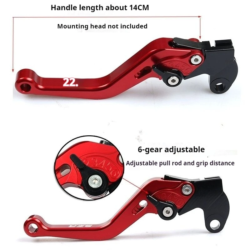 For  VOGE 300RR/250RR/300AC/300R modified short two-finger brake horn clutch handle motorcycle accessories