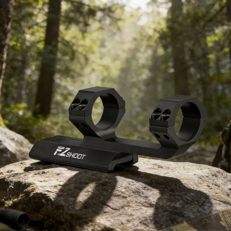 

30mm Cantilever Offset Scope Mount Dual Rings One-pieces Optical Sight Mount For 20mm Picatinny Rail Hunting Acces