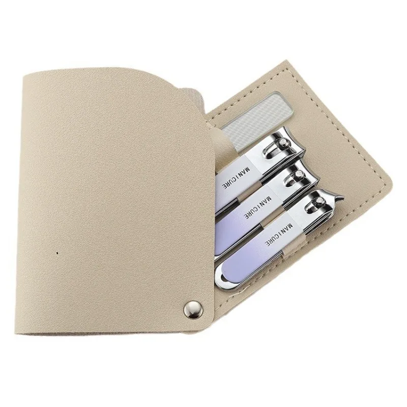 المهنية الرجال/النساء مسمار كليبرز كيت 4 قطعة مجموعة تشذيب الأظافر الفولاذ المقاوم للصدأ مسمار المقص السفر مانيكير أدوات للعناية الشخصية مسمار كليب #5