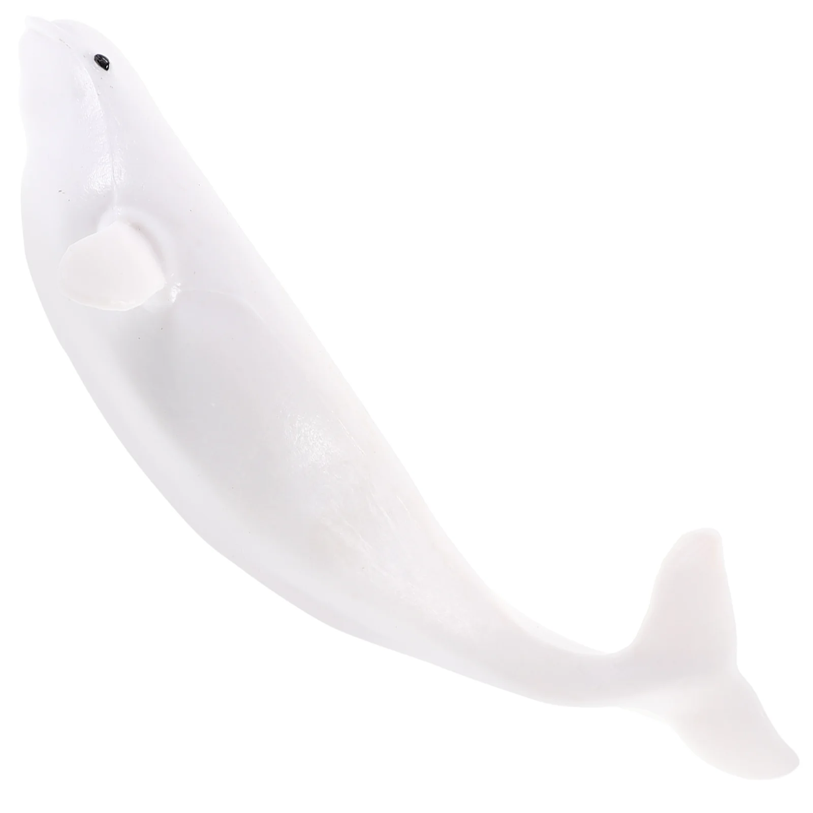 

Beluga Model Toy Educational Animal Whale Figurines Mini White Desktop Decoration Plastic Simulation