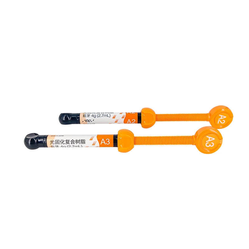 Light Cured Composite Resin Hybrid Micro Filled Nano Resin 4g 2.7ml Per Syringe For Anterior Teeth Dental Restoration Standard C