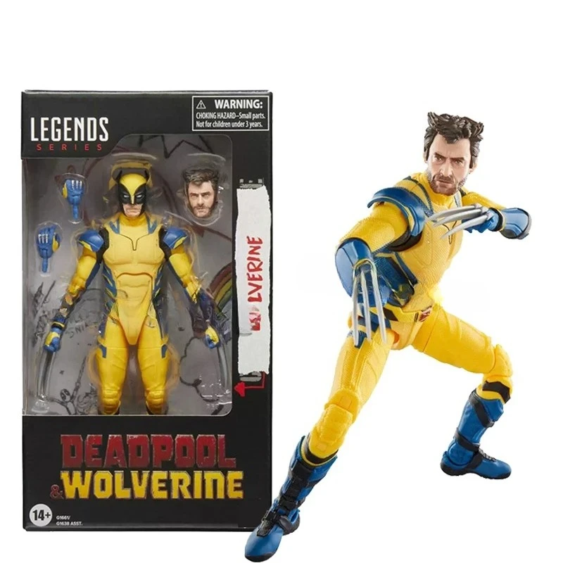 Wolverine Deadpool X-Men Serie Legend Figura de Acción James Howlett Logan Figuras con Movilidad Articular Modelo Coleccionable J