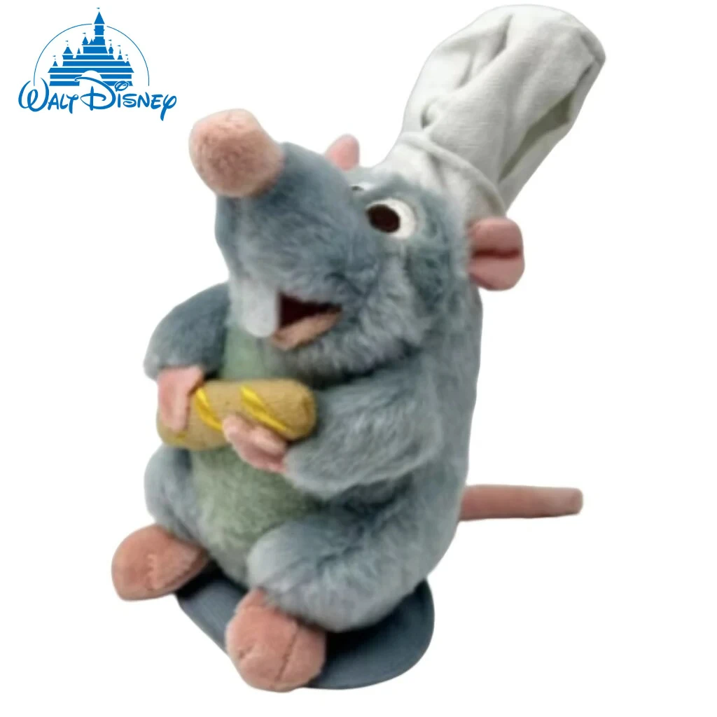 Anime 15cm Ratatouille Chef Remy Magnetic Plush Toy Room Decora Doll Kid Shoulder Plush Doll Decoration Headband Toys Gifts