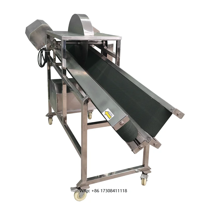 High quality and durable, using a variety of semi-overflow kimchi to make kimchi cutting machine