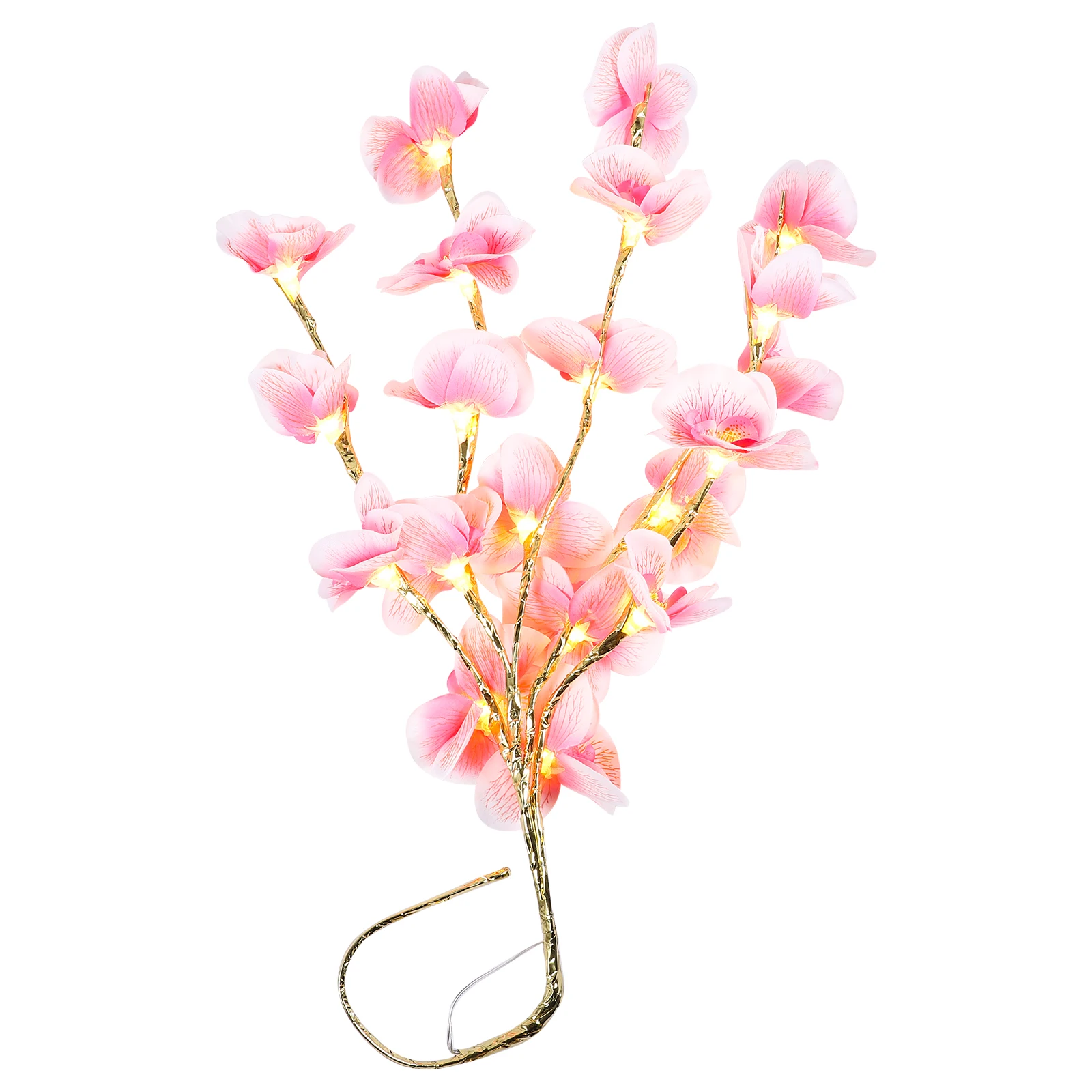 

Creative LED Branch Tree Light Exquisite Flower Lamp for Bedroom Desk Wedding Party Halloween Easter Home Decor Illumination