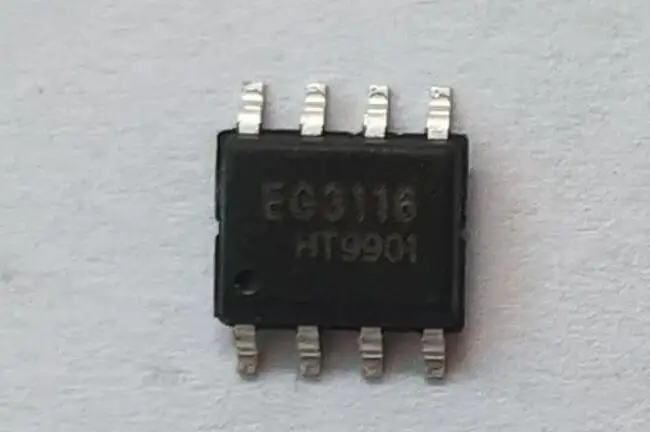 

Мощный драйвер MOS IGBT EG3116D с выдерживаемым напряжением 600В и выходным током 2.5А