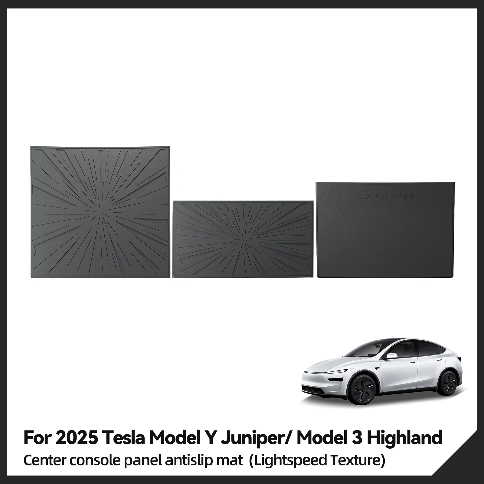 

Silicone Center Console Wrap Kit for Tesla Model Y Juniper 2025 Model 3 Highland 2024 2025 Center Console Cover for Model 3/Y