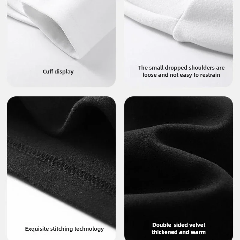 Supield High-performance Thermal Bottom Shirt 5A Anti-bacterial Anti-static Wicking Winter Casual Pullovers Men and Women