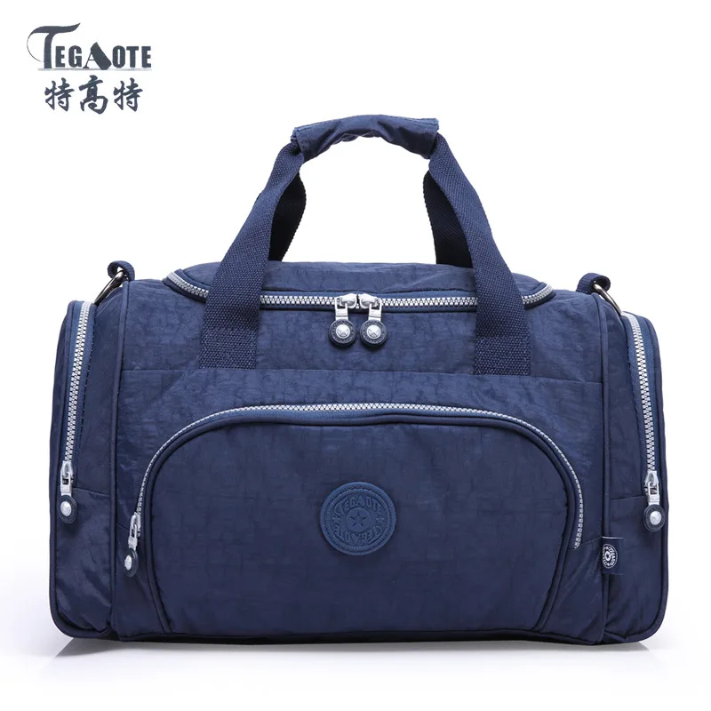 Travel Bag New Women Fashion Outdoor Nylon Handheld Bag High Capacity Solid Color American Leisure Versatile Business Travel Bag