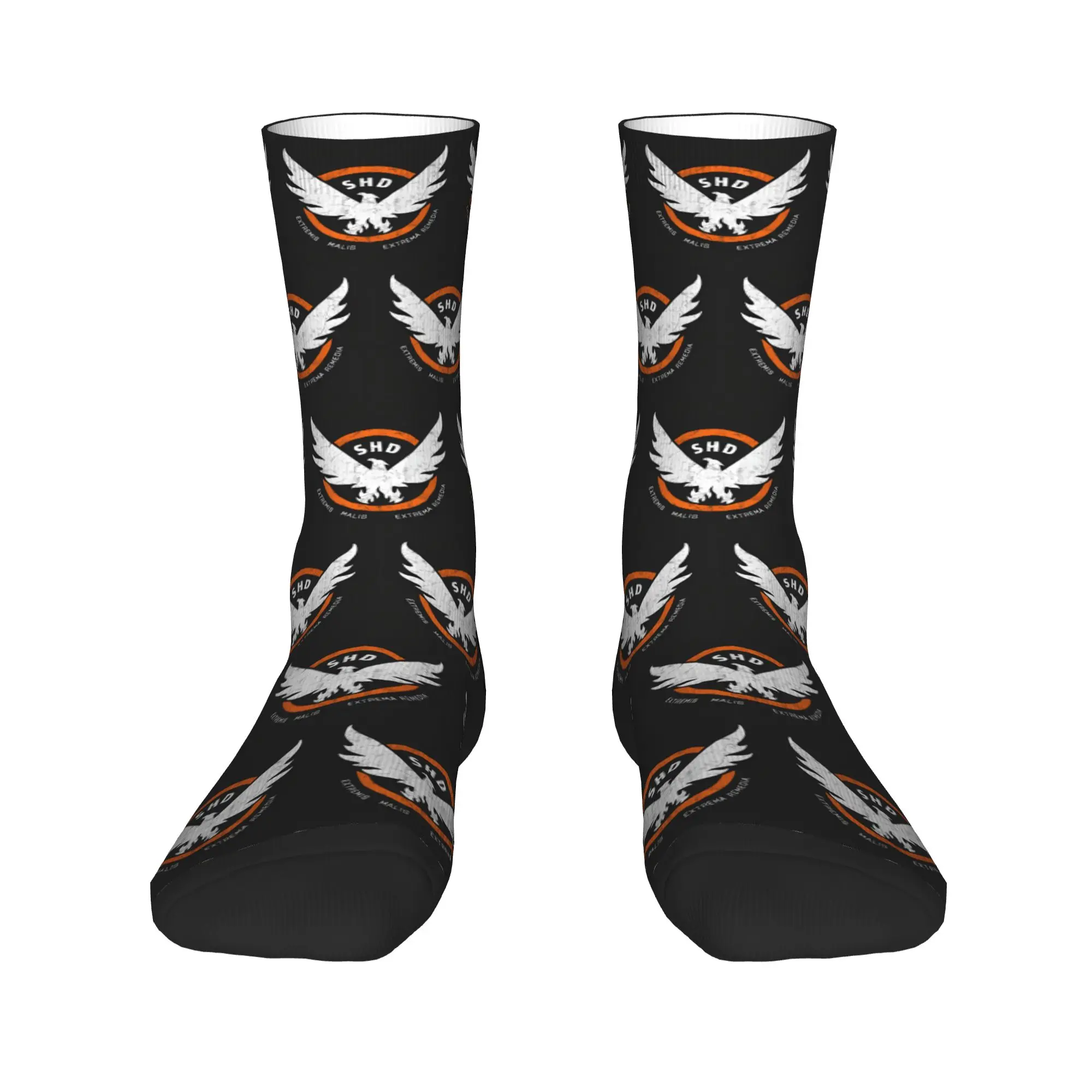 Strategic Homeland Division Socks  Non Slip Stockings Adults Men Warm Soft Skateboard Socks Spring Funny Pattern Socks