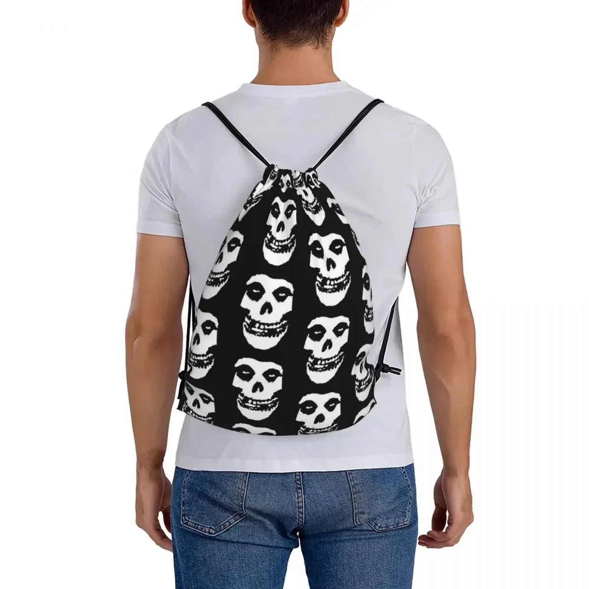 Misfits-Sacs à dos Punk Rock pour hommes et femmes