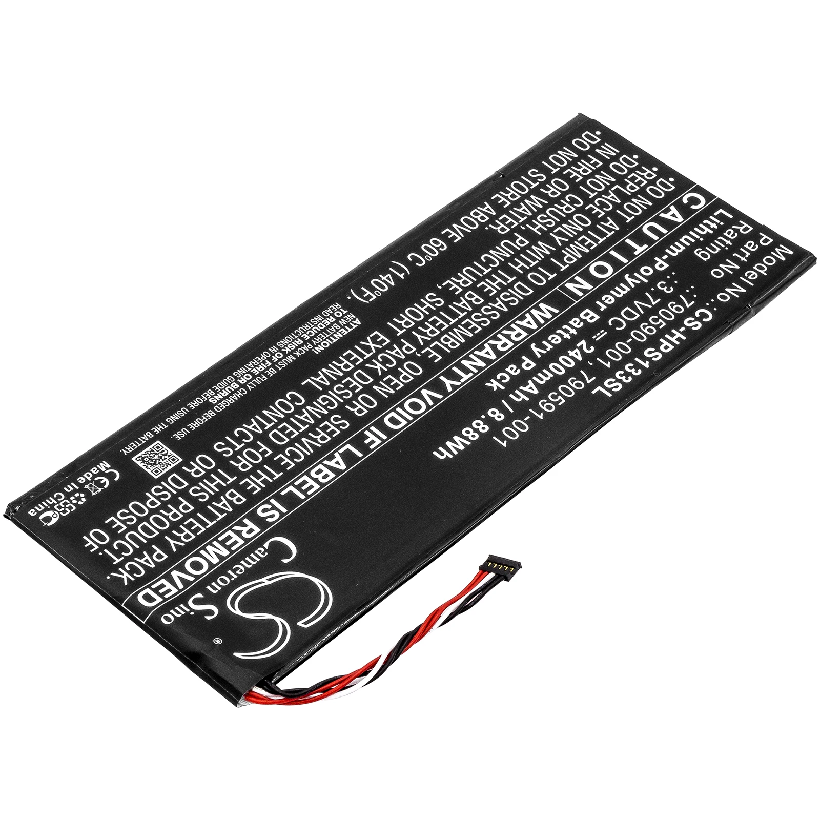 كاميرون الصينية بطارية لجهاز HP 790587-001 7 زائد G2 ، 7 زائد G2 1331 2400mAh / 8.88Wh