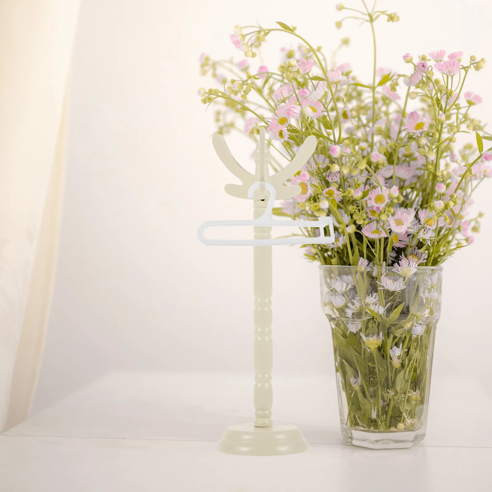 

10Pcs Clothes Hangers for Mini Strong Plastic Construction Resists Bending Great for Clothing and Small Item Organization