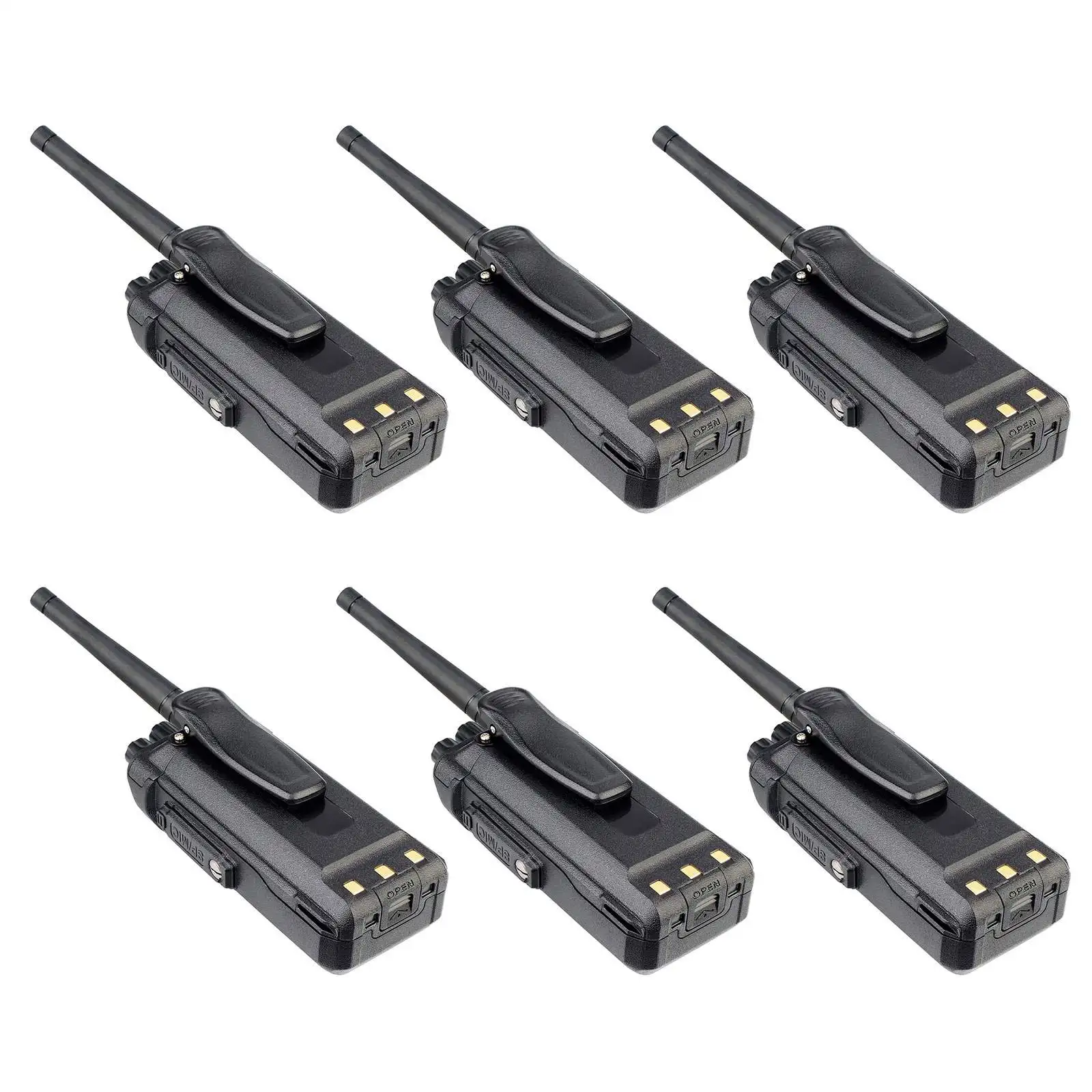 6PACK Business Radio Set Retevis RT48/RT648 Two Way Radio Walkie Talkie Set For Commercial Hospital Warehouse Meetings