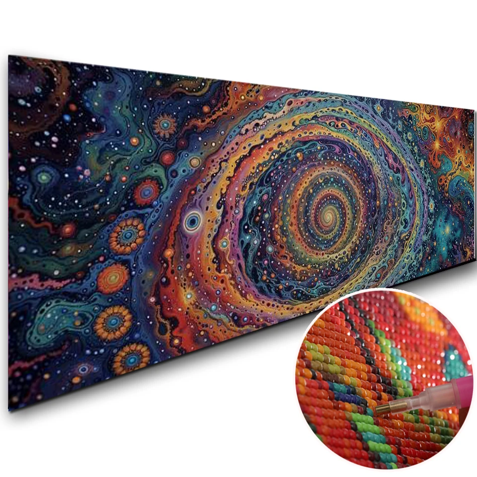 Abstract Star Swirl 5D DIY Diamond Painting Landscape Large Size Cross Stitch Kits New 2024 Mosaic Diamond Embroidery For Decor