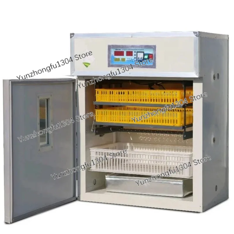 High Quality Energy Saving Small Poultry Chicken Egg Incubator Full Automatic 200  Hatchery Brooder Hatching Machine With CE