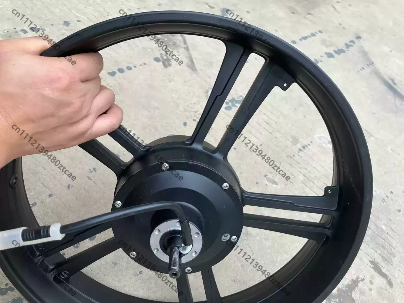 Snow Beach E Bike Fat Wheel Driving Motor 20 Inch 48V Geared Hub Motor Assembly For Wide Tire Electric Bicycle Upgrade