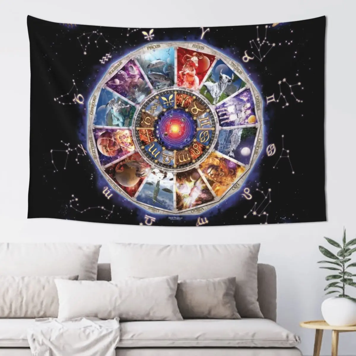 

Zodiac Tapestry Wall Coverings Bathroom Decor Outdoor Decoration Bedroom Decoration Tapestry