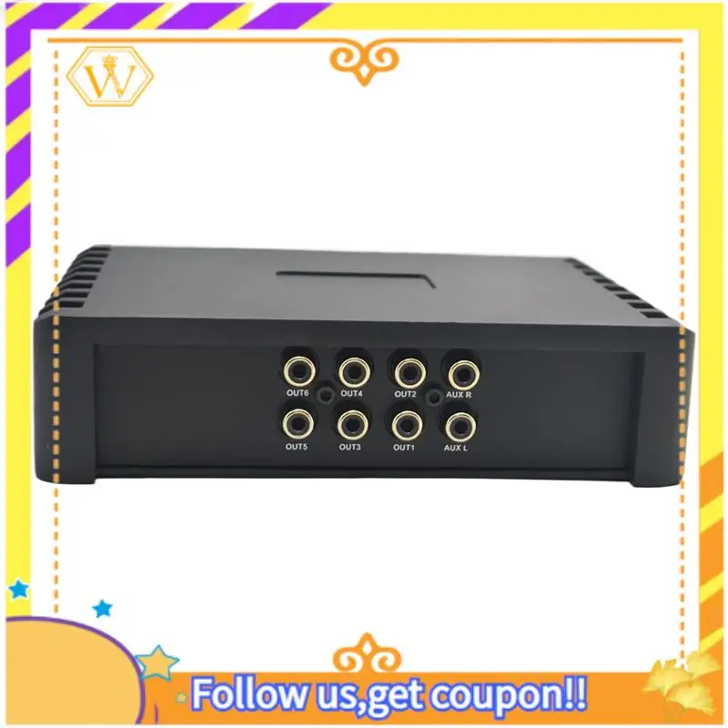 Prosesor Audio Dsp EQ Band 31 Terbaru 4-Input 6-Output Amplifier DSP Mobil 6 Saluran Amp Modifikasi Audio Mobil Kelas AB
