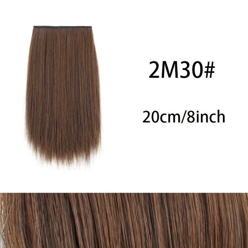 Synthetic Invisible Seamless Hair Pads for Volume