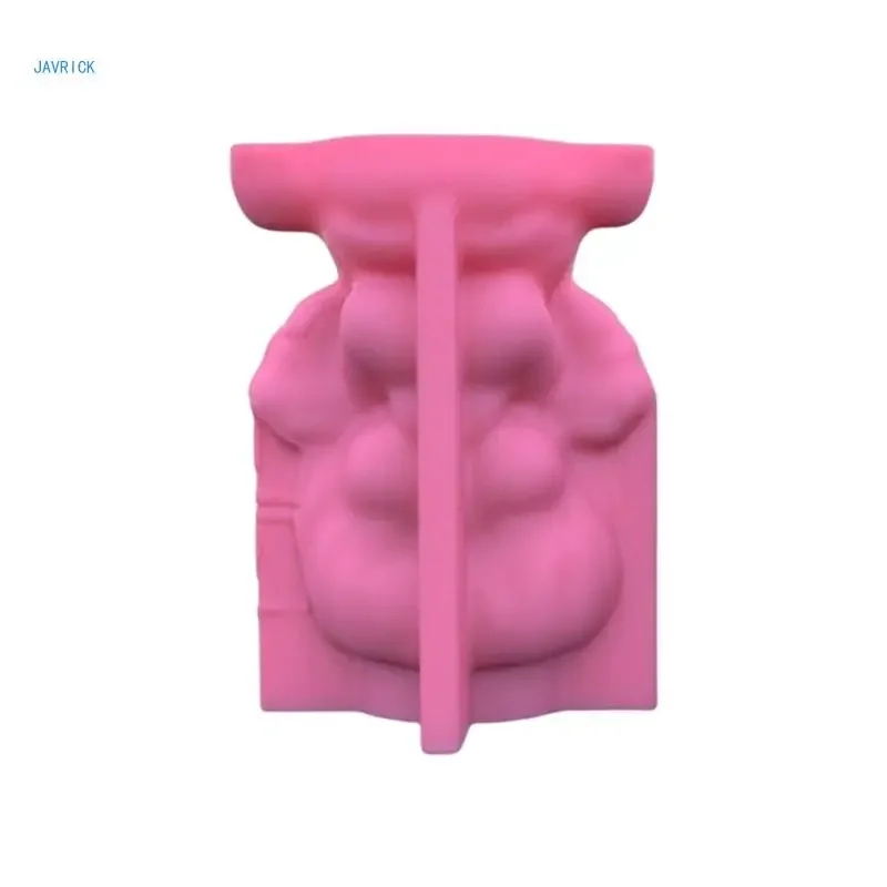 شمعدان قالب صب إيبوكسي ، أصيص زهور سيليكون ، حامل قلم ذاتي الصنع #2