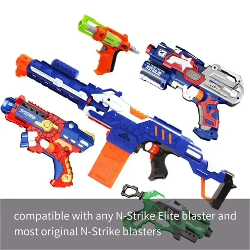 Balas de cabeza de succión azul cielo para niños, dardo de espuma EVA de recarga, accesorios de pistolas de juguete para Nerf n-strike Elite Series, 7,2 cm