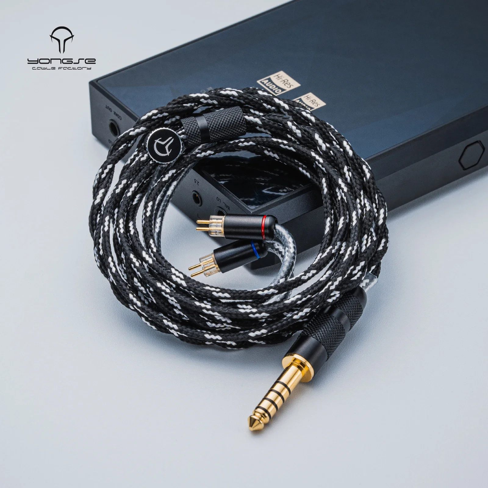 Yongse Piano 6N-Single--Crystal Copper Upgrade Earphone Cable for IEMS Audio Accessories