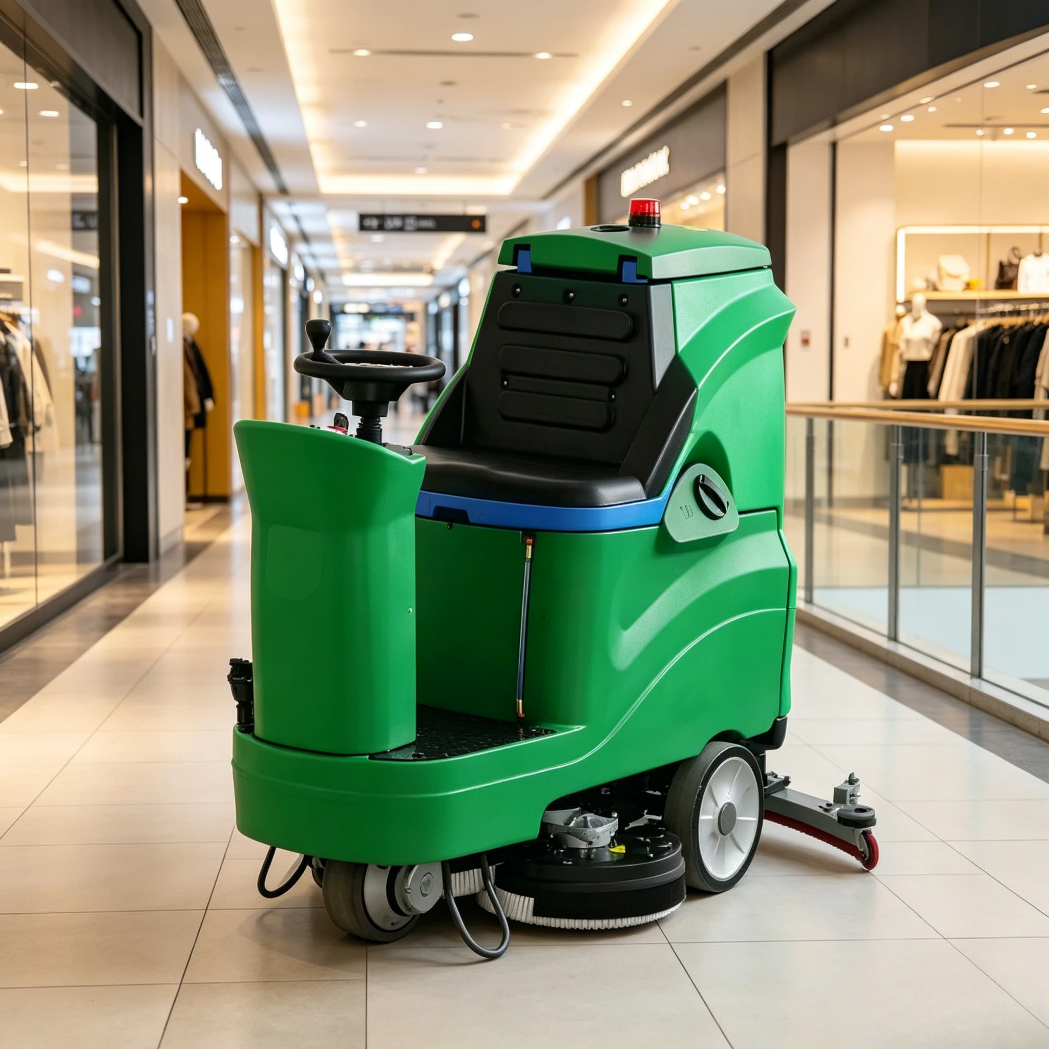Floor Scrubber Machine 17 Inch Walk Behind Scrubber with Squeegee for Commercial Floor Cleaning Customized