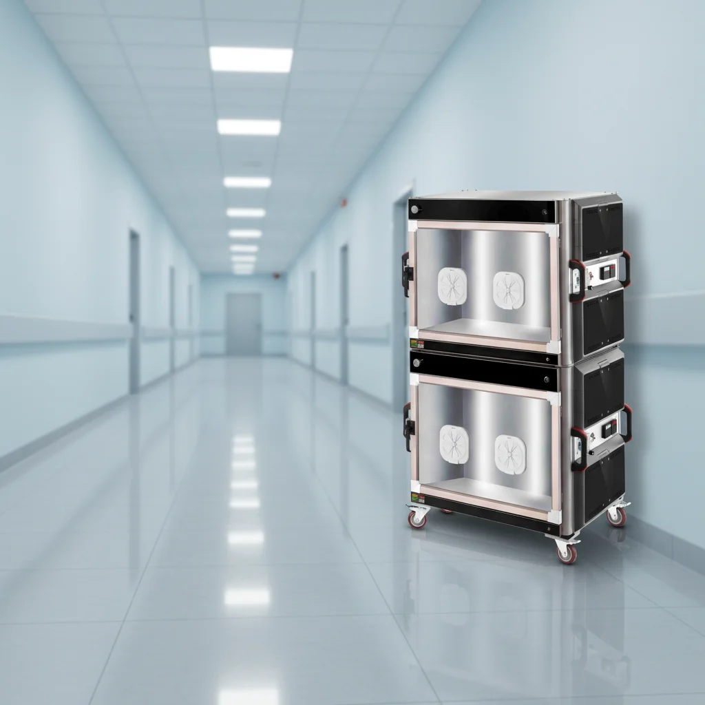 VET Best Selling Veterinary ICU Stainless Steel Cage Infrared Therapy Oxygen Easy Operation Model EC-3A Electric