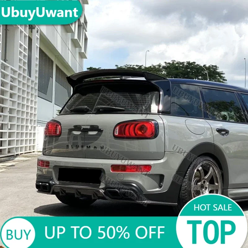 For BMW MINI F54 CLUBMAN COOPER S JCW AG Style Carbon Fiber Rear Trunk Lid Car Spoiler Ducktail Lip Wings