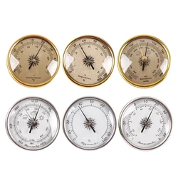 Household Round Barometer Temperature Monitor Humidity Meter Mechanical for Home Wall Room Incubator for Tank Ca Drop Shipping