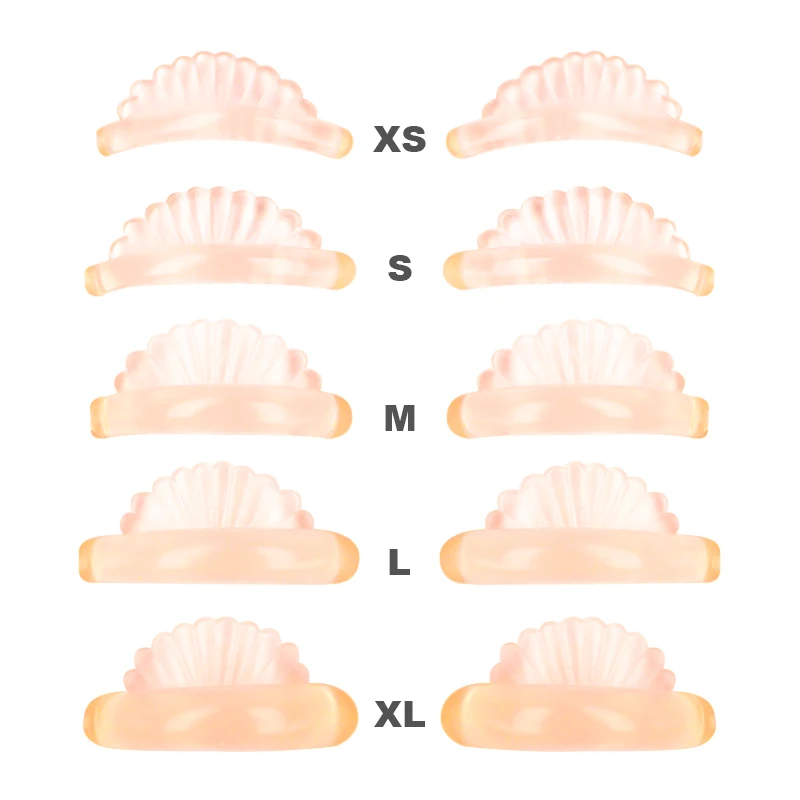 5 Paar Wimpern-Lifting-Pads aus Silikon, Muschelförmige 3D-Wimpernverlängerungs-Lifting-Stäbchen, Wimpern-Lifting-Schutz, Make-up-Zubehör – Detail 6