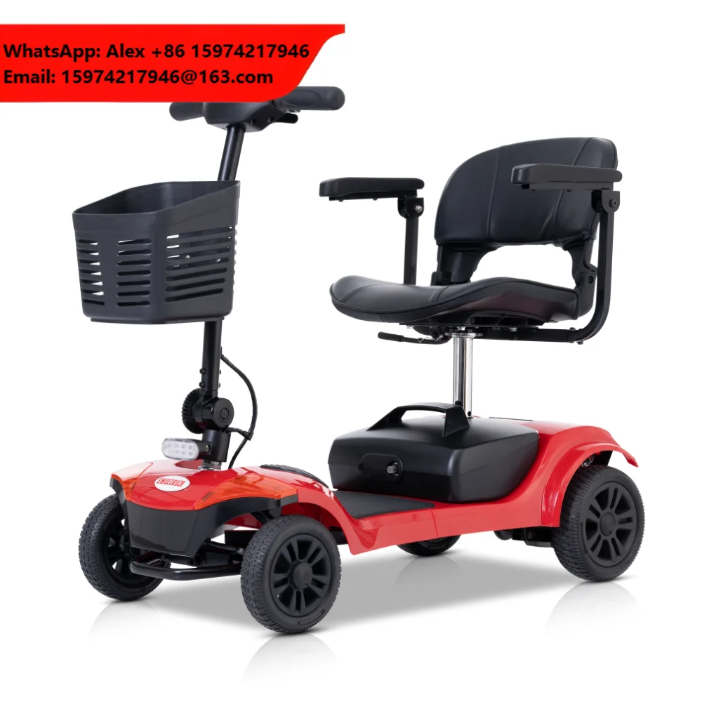 CE Test New Arrival Mobility Scooters Detachable Travel Disabled Senior 4 Wheel Luxury Mobility Scooter