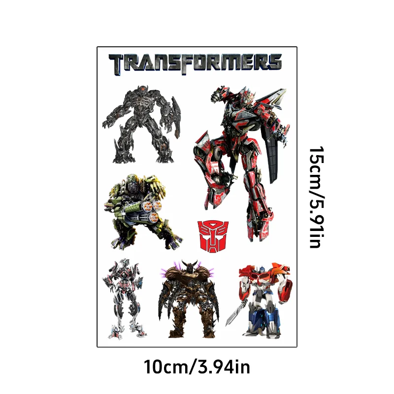 Transformers Crystal Label Sticker Anti-scratch Waterproof For 16oz Libbey Cups DIY Beautify Decor Tablet Metal