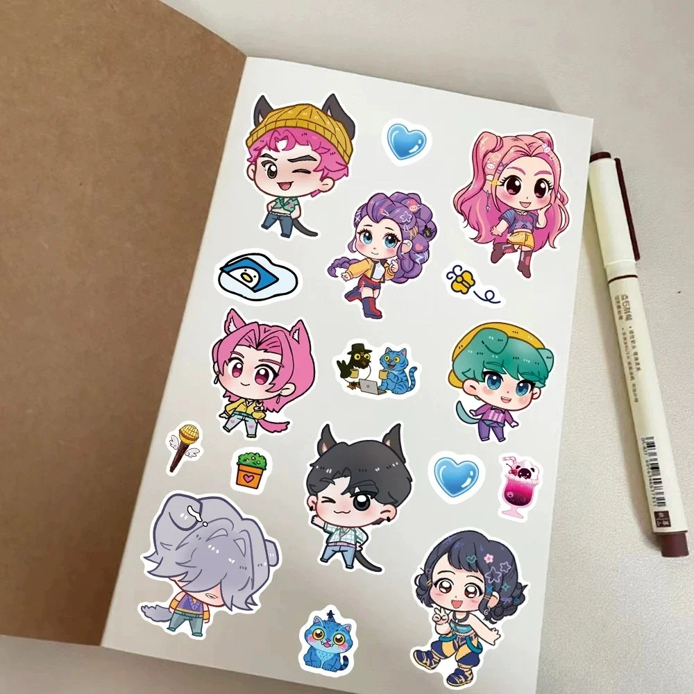 8/16/24 PCS Anime Cartoon Make a Face Stickers DIY Handicrafts Waterproof Puzzle Reward Stationery Stickers