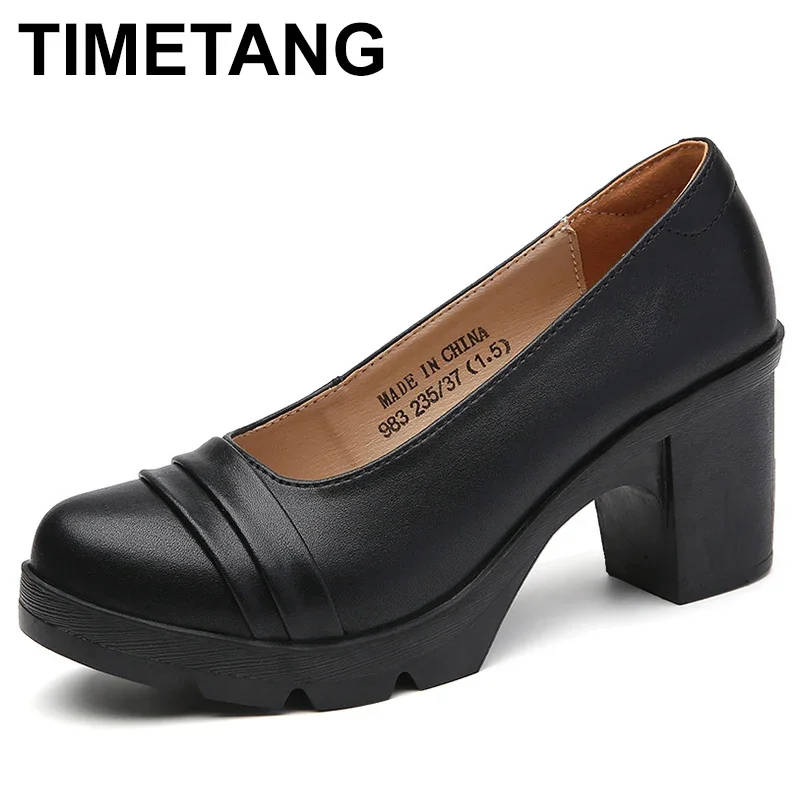 Women Loafers Summer Genuine Leather Leather Shoes Newest Handmade Business Luxury Brand Moccasin Womans High-heeled Shoes