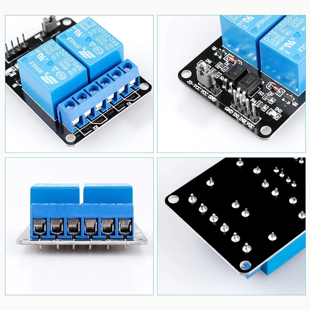 قطعة واحدة، وحدة ترحيل بقناتين - مراجعة Relay Module 5V وسعره
