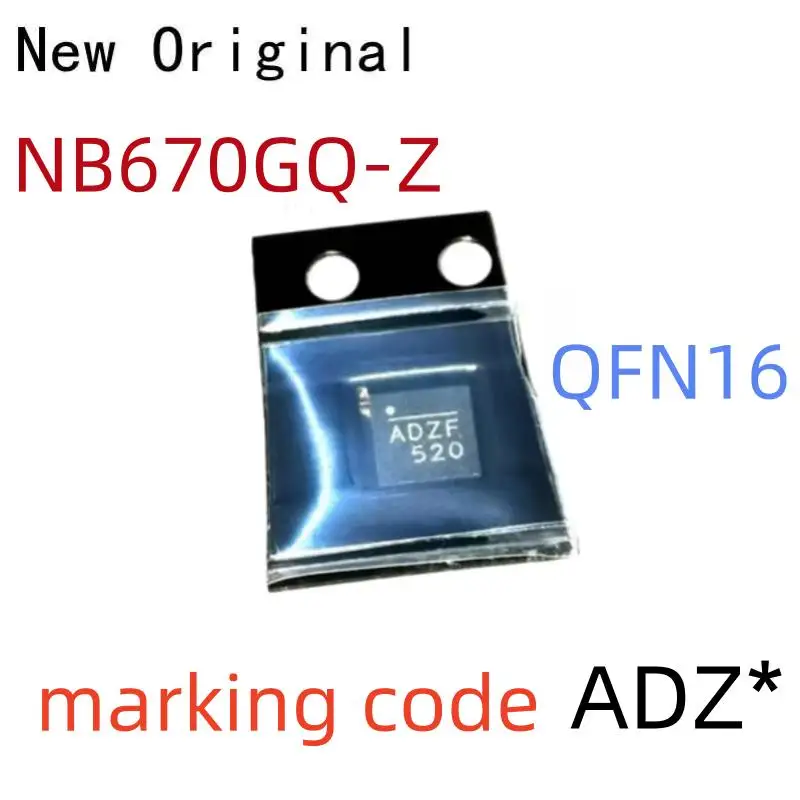 Nb670Gq-Z Qfn16 New and Original 24V High Current Synchronous Buck Converter with Ldo Marking Code Adz*